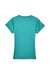 UltraClub 8420L Womens Cool & Dry Performance Moisture Wicking Short Sleeve Crewneck T-Shirt Jade Green Flat Back