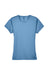 UltraClub 8420L Womens Cool & Dry Performance Moisture Wicking Short Sleeve Crewneck T-Shirt Indigo Blue Flat Front