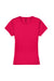 UltraClub 8420L Womens Cool & Dry Performance Moisture Wicking Short Sleeve Crewneck T-Shirt Red Flat Front