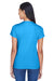 UltraClub 8420L Womens Cool & Dry Performance Moisture Wicking Short Sleeve Crewneck T-Shirt Sapphire Blue Model Back