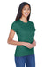 UltraClub 8420L Womens Cool & Dry Performance Moisture Wicking Short Sleeve Crewneck T-Shirt Forest Green Model 3q