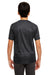 UltraClub 8420Y Youth Cool & Dry Performance Moisture Wicking Short Sleeve Crewneck T-Shirt Black Model Back