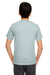 UltraClub 8420Y Youth Cool & Dry Performance Moisture Wicking Short Sleeve Crewneck T-Shirt Grey Model Back