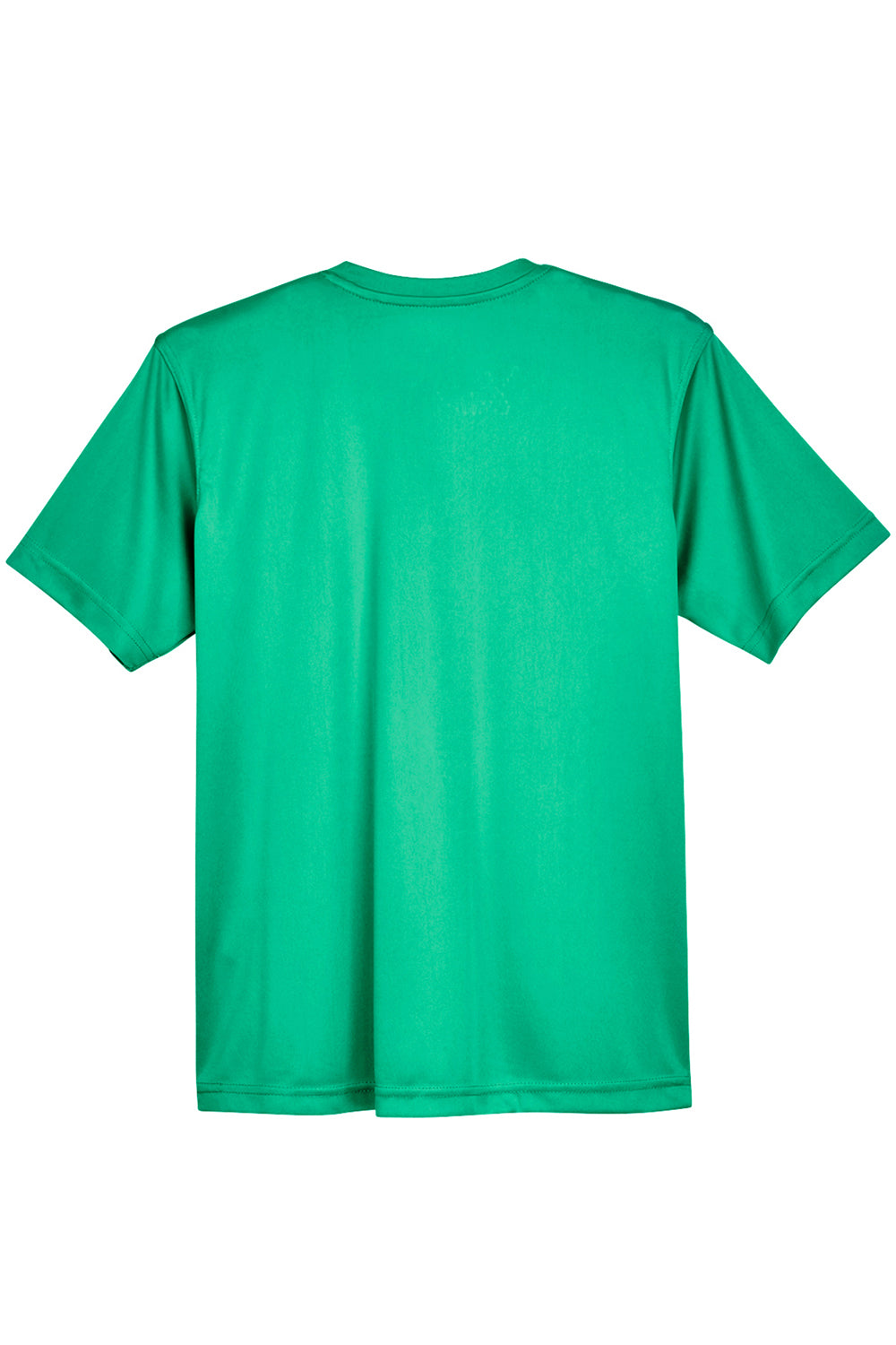 UltraClub 8420Y Youth Cool & Dry Performance Moisture Wicking Short Sleeve Crewneck T-Shirt Kelly Green Flat Back