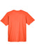 UltraClub 8420Y Youth Cool & Dry Performance Moisture Wicking Short Sleeve Crewneck T-Shirt Orange Flat Back