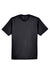 UltraClub 8420Y Youth Cool & Dry Performance Moisture Wicking Short Sleeve Crewneck T-Shirt Black Flat Front