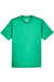 UltraClub 8420Y Youth Cool & Dry Performance Moisture Wicking Short Sleeve Crewneck T-Shirt Kelly Green Flat Front