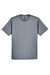 UltraClub 8420Y Youth Cool & Dry Performance Moisture Wicking Short Sleeve Crewneck T-Shirt Charcoal Grey Flat Front