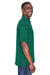 UltraClub 8425 Mens Cool & Dry Performance Moisture Wicking Short Sleeve Polo Shirt Forest Green Model Side