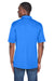 UltraClub 8425 Mens Cool & Dry Performance Moisture Wicking Short Sleeve Polo Shirt Royal Blue Model Back