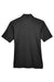 UltraClub 8425 Mens Cool & Dry Performance Moisture Wicking Short Sleeve Polo Shirt Black Flat Back