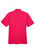 UltraClub 8425 Mens Cool & Dry Performance Moisture Wicking Short Sleeve Polo Shirt Red Flat Back