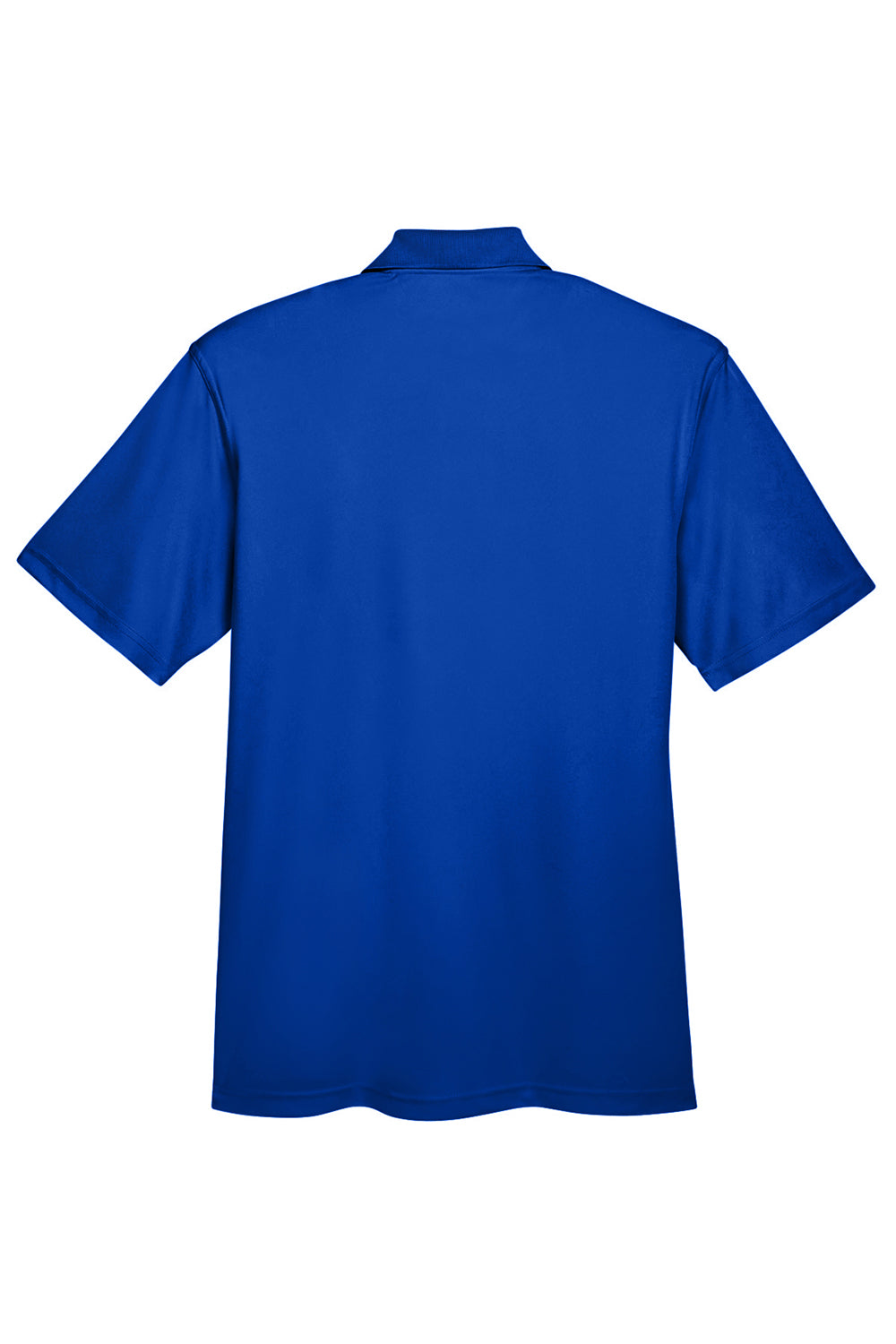 UltraClub 8425 Mens Cool & Dry Performance Moisture Wicking Short Sleeve Polo Shirt Royal Blue Flat Back