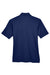 UltraClub 8425 Mens Cool & Dry Performance Moisture Wicking Short Sleeve Polo Shirt Navy Blue Flat Back