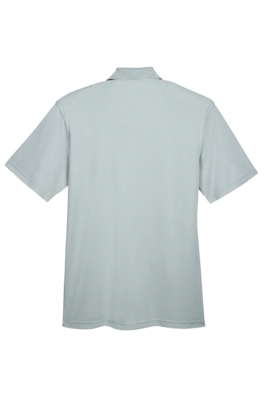 UltraClub 8425 Mens Cool & Dry Performance Moisture Wicking Short Sleeve Polo Shirt Grey Flat Back