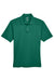 UltraClub 8425 Mens Cool & Dry Performance Moisture Wicking Short Sleeve Polo Shirt Forest Green Flat Front