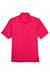 UltraClub 8425 Mens Cool & Dry Performance Moisture Wicking Short Sleeve Polo Shirt Red Flat Front