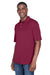 UltraClub 8425 Mens Cool & Dry Performance Moisture Wicking Short Sleeve Polo Shirt Maroon Model 3q