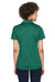 UltraClub 8425L Womens Cool & Dry Performance Moisture Wicking Short Sleeve Polo Shirt Forest Green Model Back