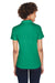 UltraClub 8425L Womens Cool & Dry Performance Moisture Wicking Short Sleeve Polo Shirt Kelly Green Model Back