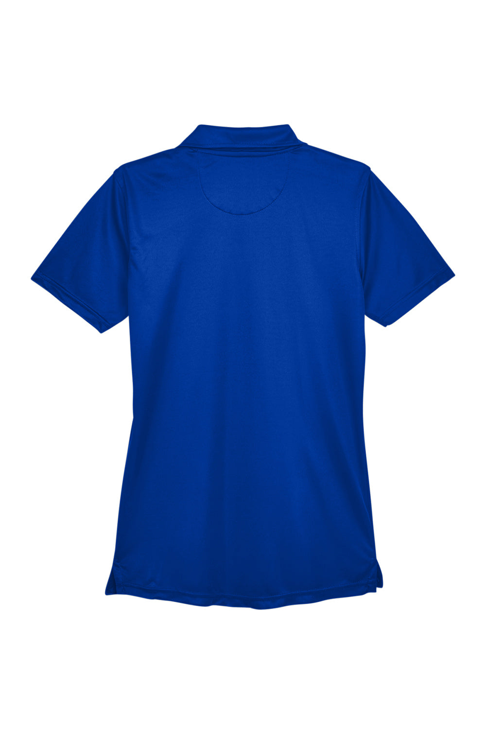 UltraClub 8425L Womens Cool & Dry Performance Moisture Wicking Short Sleeve Polo Shirt Royal Blue Flat Back