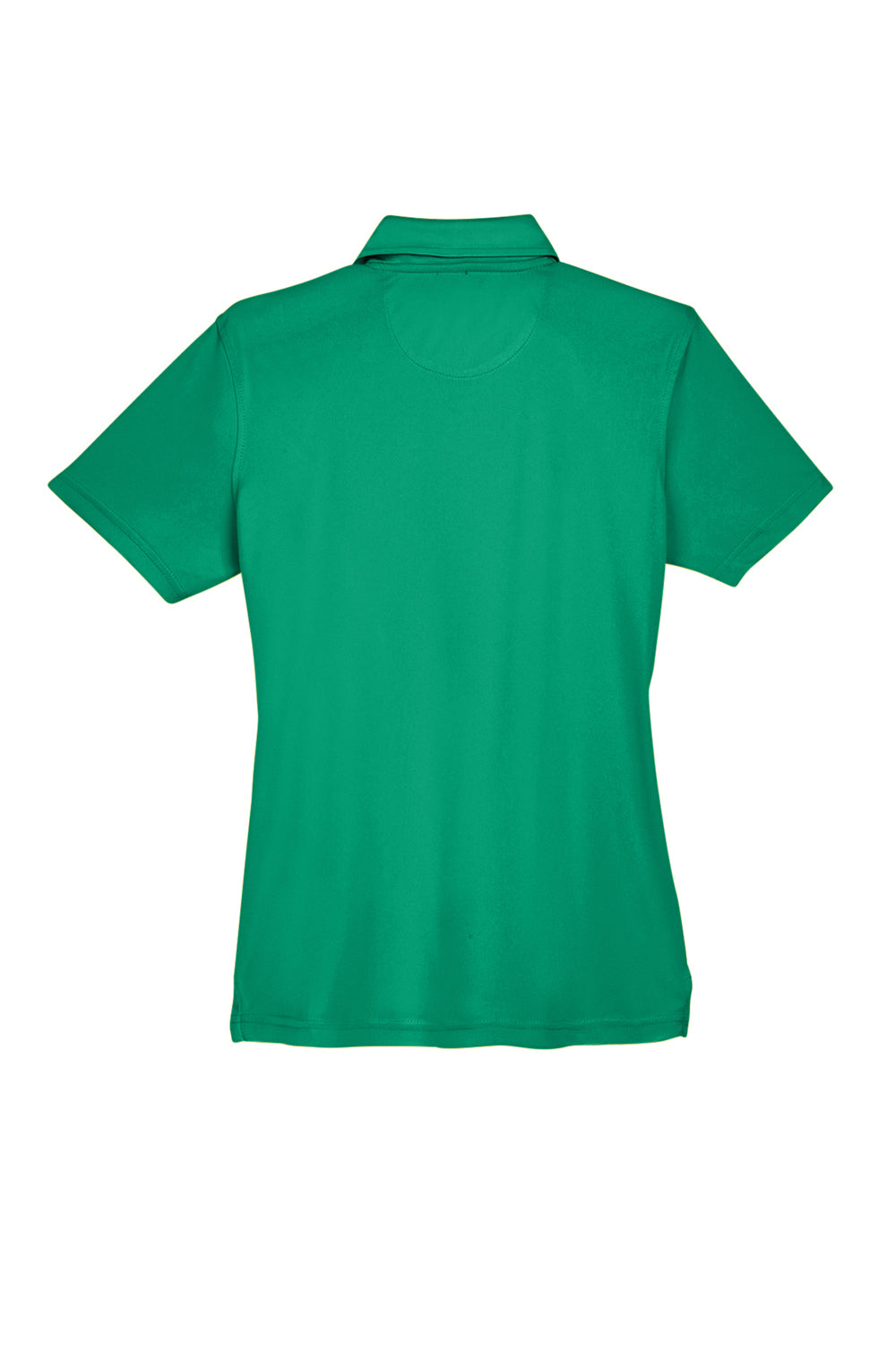 UltraClub 8425L Womens Cool & Dry Performance Moisture Wicking Short Sleeve Polo Shirt Kelly Green Flat Back