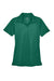 UltraClub 8425L Womens Cool & Dry Performance Moisture Wicking Short Sleeve Polo Shirt Forest Green Flat Front