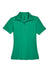 UltraClub 8425L Womens Cool & Dry Performance Moisture Wicking Short Sleeve Polo Shirt Kelly Green Flat Front