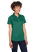 UltraClub 8425L Womens Cool & Dry Performance Moisture Wicking Short Sleeve Polo Shirt Forest Green Model 3q