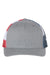 Richardson 112PM Mens Printed Mesh Trucker Hat Heather Grey/Stars & Stripes Flat Front