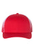 Richardson 112PM Mens Printed Mesh Trucker Hat Red/Red to White Fade Flat Front