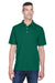 UltraClub 8445 Mens Cool & Dry Performance Moisture Wicking Short Sleeve Polo Shirt Forest Green Model Front