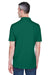 UltraClub 8445 Mens Cool & Dry Performance Moisture Wicking Short Sleeve Polo Shirt Forest Green Model Back