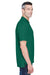 UltraClub 8445 Mens Cool & Dry Performance Moisture Wicking Short Sleeve Polo Shirt Forest Green Model Side