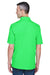 UltraClub 8445 Mens Cool & Dry Performance Moisture Wicking Short Sleeve Polo Shirt Cool Green Model Back