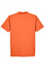 UltraClub 8445 Mens Cool & Dry Performance Moisture Wicking Short Sleeve Polo Shirt Orange Flat Back