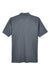 UltraClub 8445 Mens Cool & Dry Performance Moisture Wicking Short Sleeve Polo Shirt Charcoal Grey Flat Back