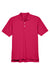 UltraClub 8445 Mens Cool & Dry Performance Moisture Wicking Short Sleeve Polo Shirt Cardinal Red Flat Front