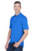 UltraClub 8445 Mens Cool & Dry Performance Moisture Wicking Short Sleeve Polo Shirt Royal Blue Model 3q