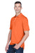 UltraClub 8445 Mens Cool & Dry Performance Moisture Wicking Short Sleeve Polo Shirt Orange Model 3q