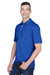 UltraClub 8445 Mens Cool & Dry Performance Moisture Wicking Short Sleeve Polo Shirt Cobalt Blue Model 3q