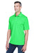 UltraClub 8445 Mens Cool & Dry Performance Moisture Wicking Short Sleeve Polo Shirt Cool Green Model 3q