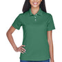 UltraClub Womens Cool & Dry Performance Moisture Wicking Short Sleeve Polo Shirt - Forest Green