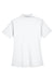 UltraClub 8445L Womens Cool & Dry Performance Moisture Wicking Short Sleeve Polo Shirt White Flat Back