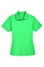 UltraClub 8445L Womens Cool & Dry Performance Moisture Wicking Short Sleeve Polo Shirt Cool Green Flat Front