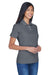 UltraClub 8445L Womens Cool & Dry Performance Moisture Wicking Short Sleeve Polo Shirt Charcoal Grey Model 3q