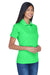 UltraClub 8445L Womens Cool & Dry Performance Moisture Wicking Short Sleeve Polo Shirt Cool Green Model 3q