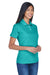 UltraClub 8445L Womens Cool & Dry Performance Moisture Wicking Short Sleeve Polo Shirt Jade Green Model 3q