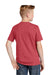 District DT6000Y Youth Very Important Short Sleeve Crewneck T-Shirt Heather Red Model Back