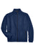 UltraClub 8485 Mens Iceberg Pill Resistant Fleece Full Zip Jacket Navy Blue Flat Front